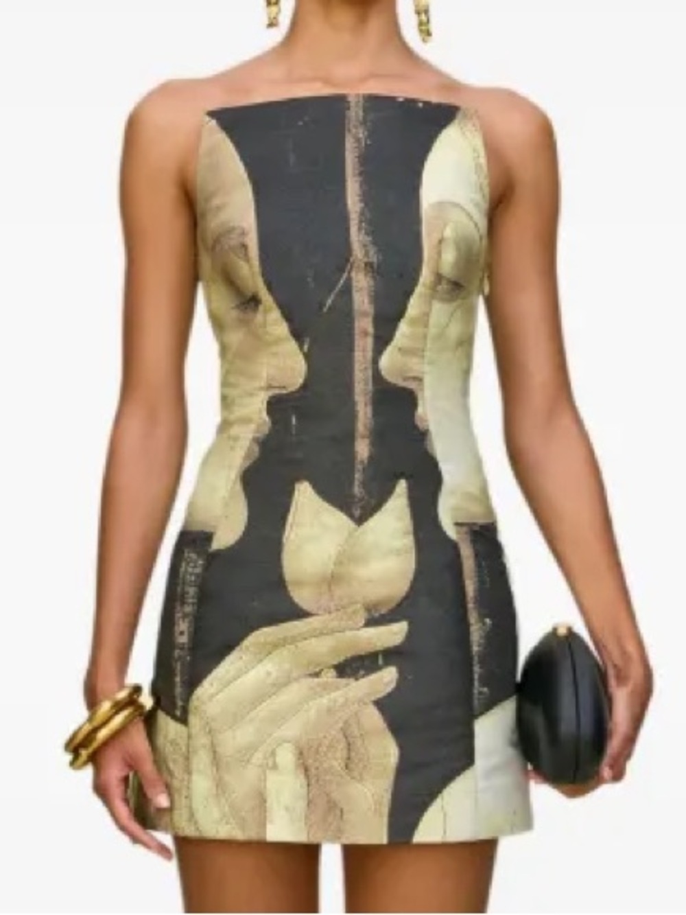 Cult Gaia portrait-print dress - Picture 4 of 4